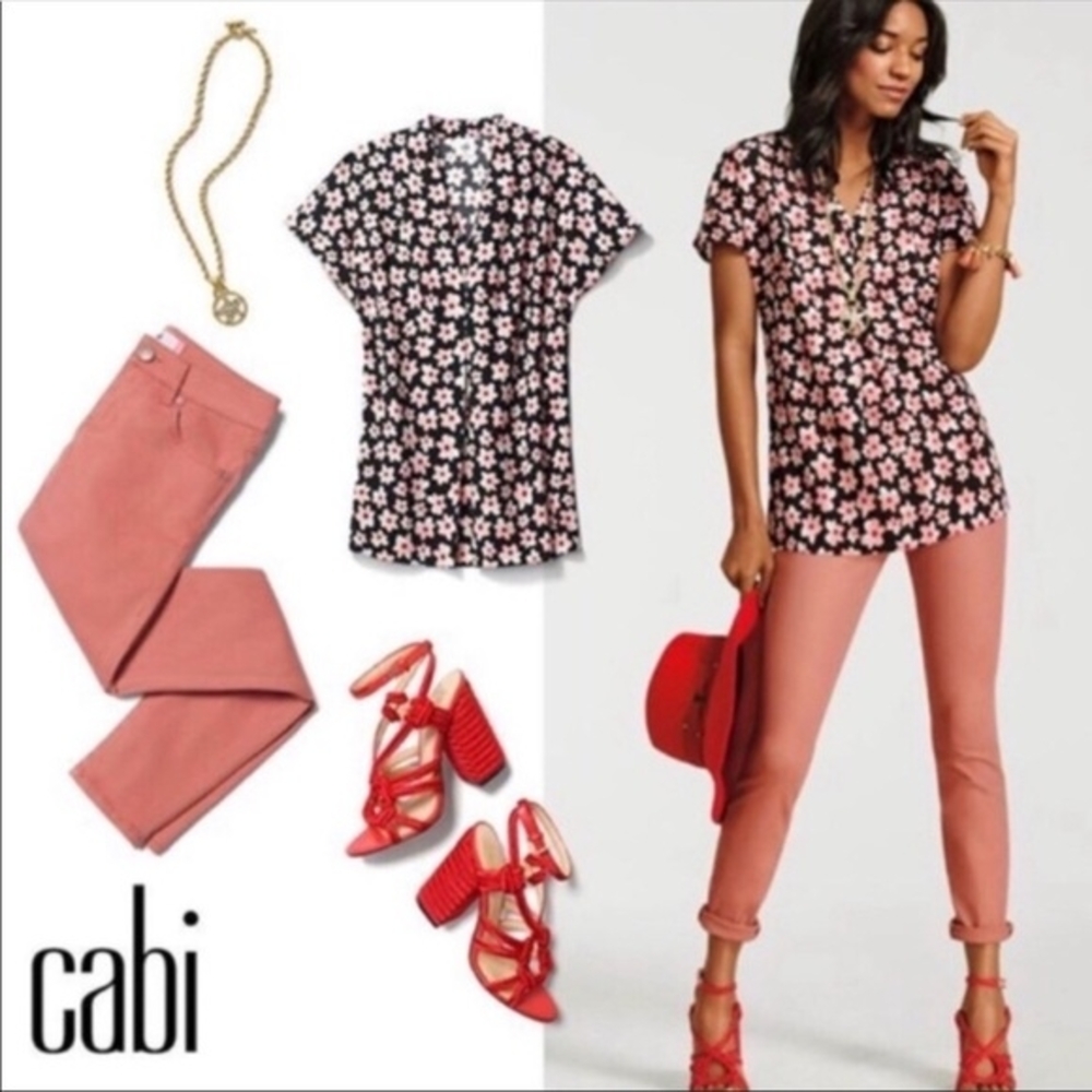 CAbi Harmony Floral Blouse Style # 5347 - Picture 5 of 7